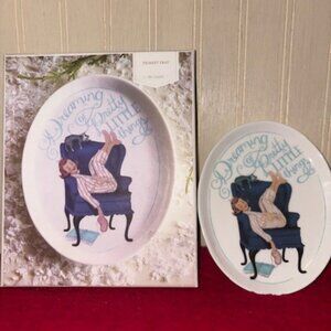 Vintage Pier 1 Pretty Little Things Ceramic Trinket Dish